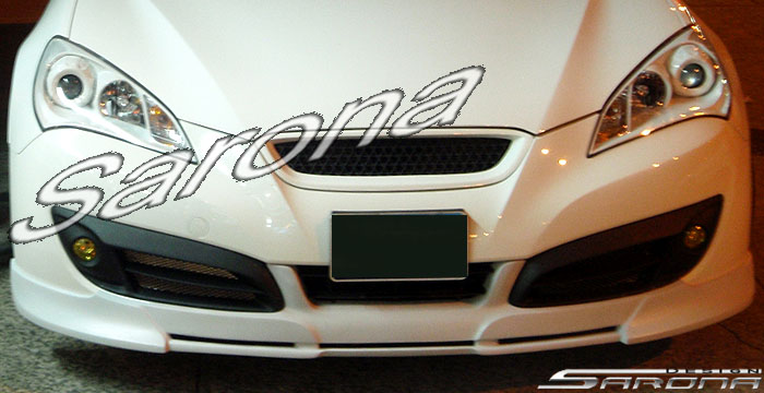 Custom Hyundai Genesis Coupe Front Bumper Add-on  Front Lip/Splitter (2010 - 2012) - $270.00 (Part #HY-002-FA)